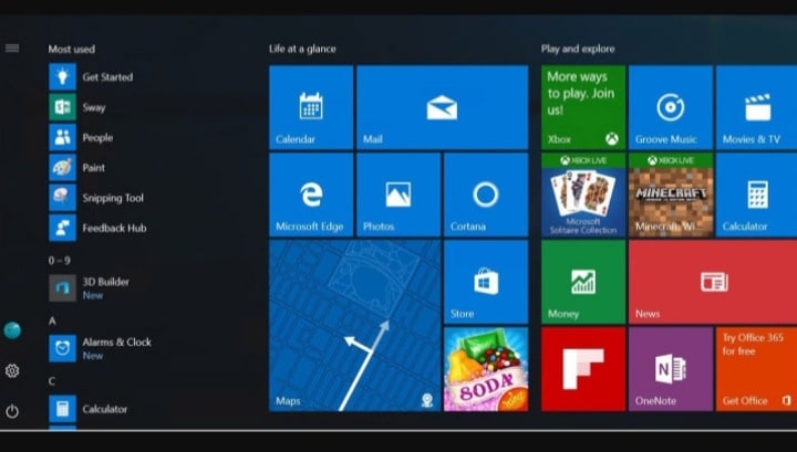 Características de Windows 10