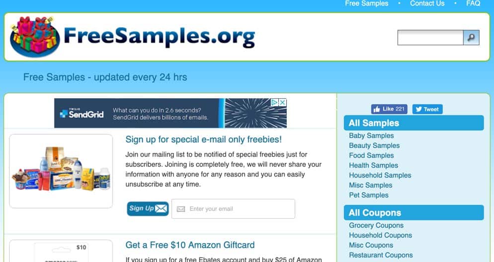 FreeSamples Free Stuff Shipped To My House Frugal Reality