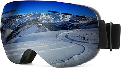 gafas de esquí Mododa para mujeres y hombres sobre gafas Gafas de esquí y snowboard Protección UV antivaho