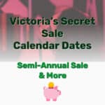 Victoria’s Secret Sale Calendar Dates - Frugal Reality