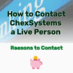 ChexSystems Live Person - Frugal Reality