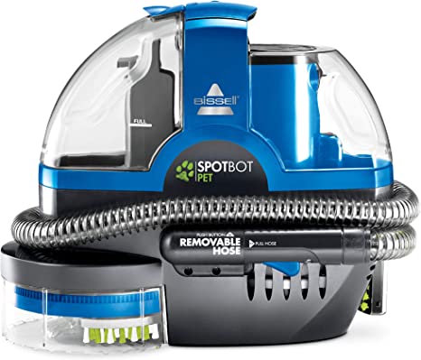 Bissell SpotBot Pet handsfree Spot and Stain Portable Deep Cleaner, Blue, 2117A