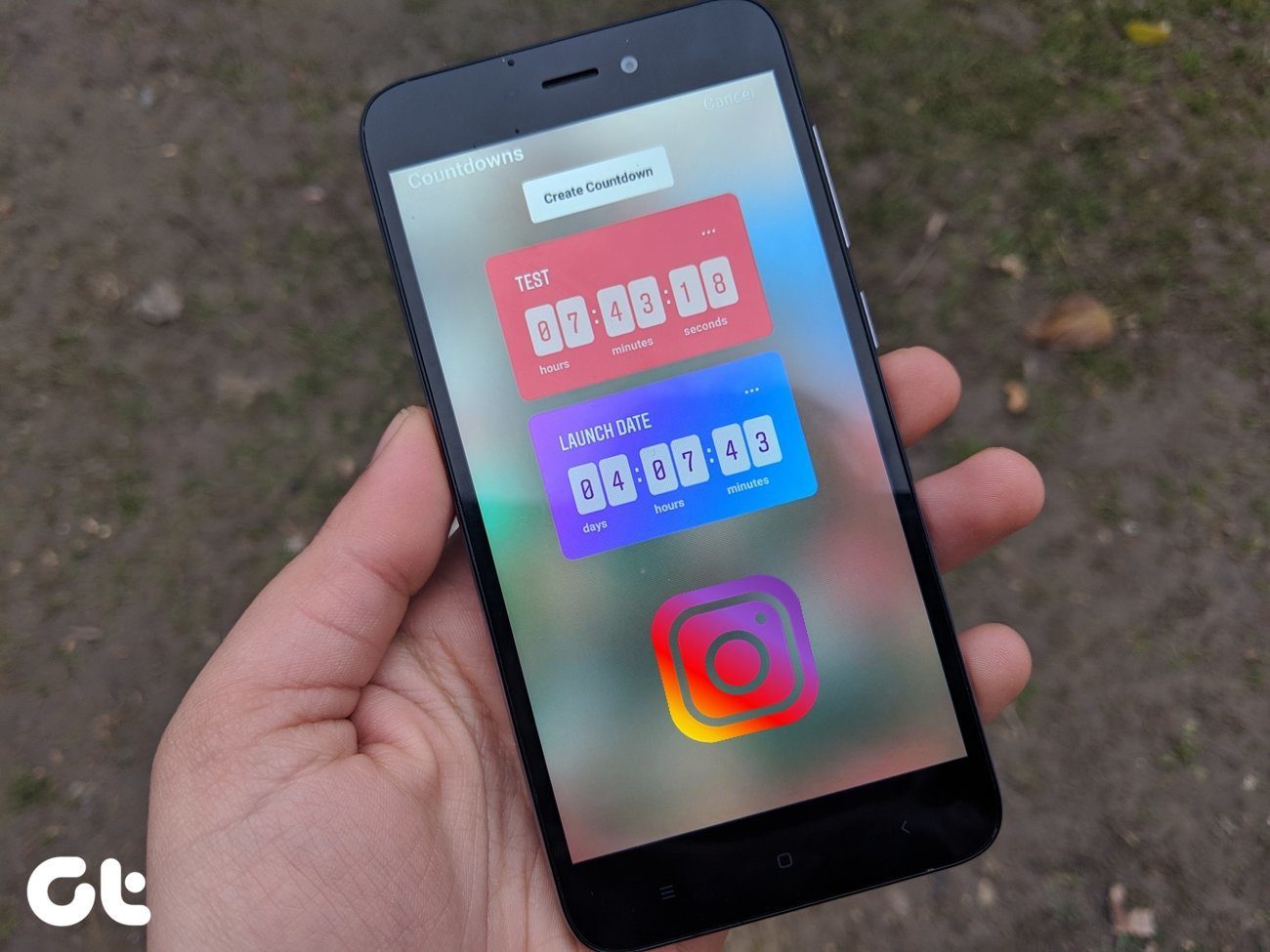Guía de pegatinas de cuenta regresiva de Instagram Fi