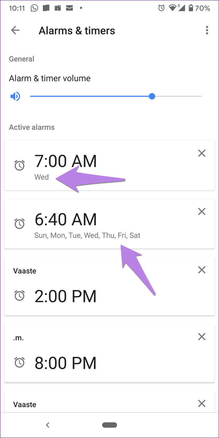 Alarma pequeña Google Home 10
