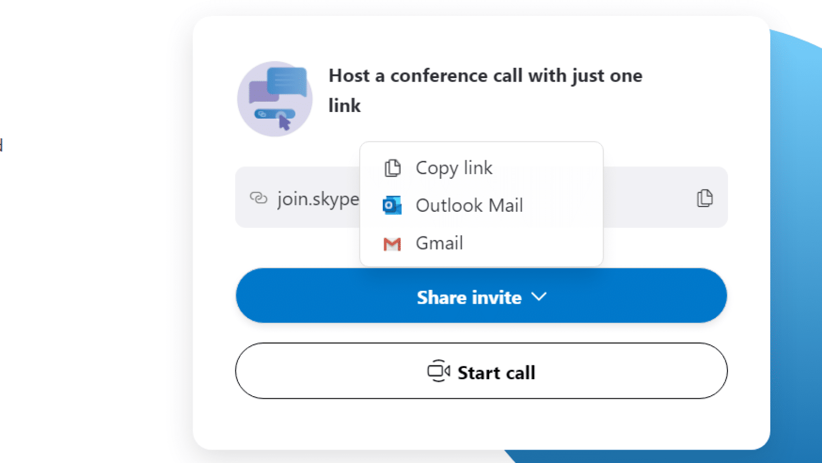 Skype organiza una llamada