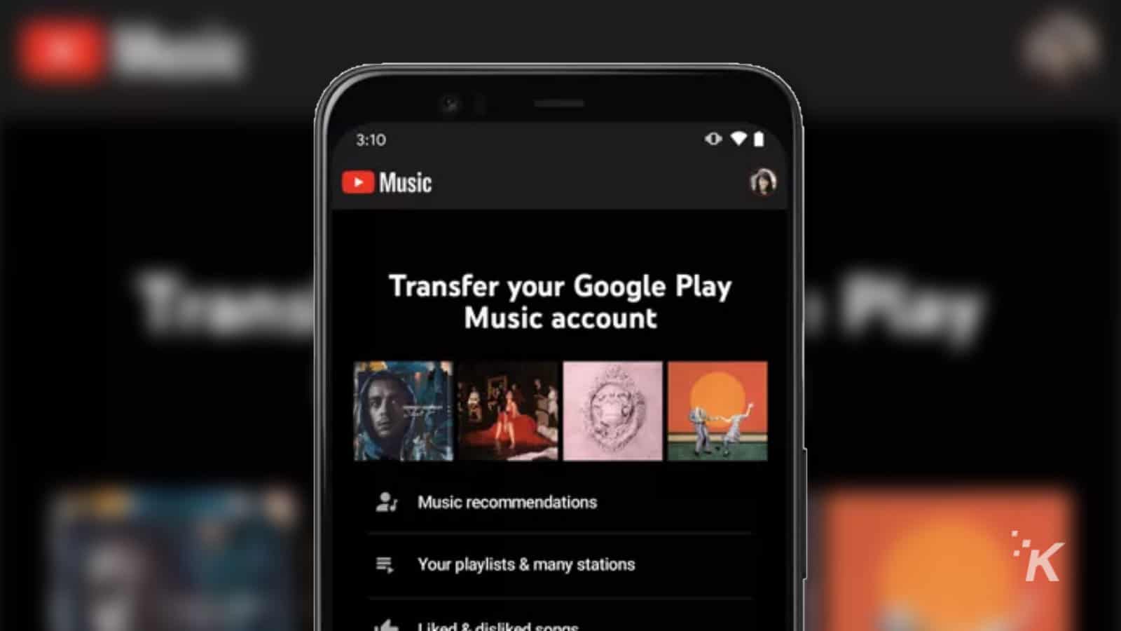 transferencia de música de youtube