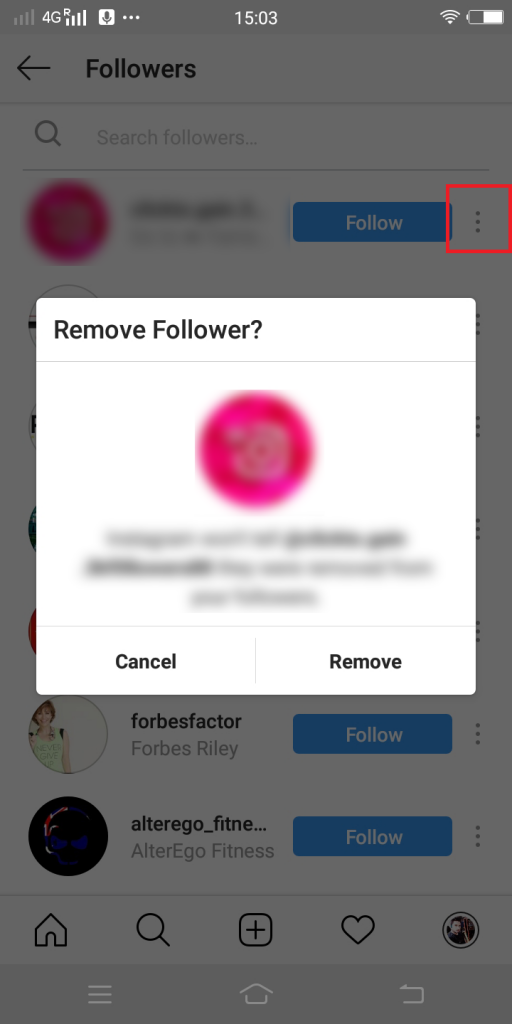 como desbloquear a alguien en instagram