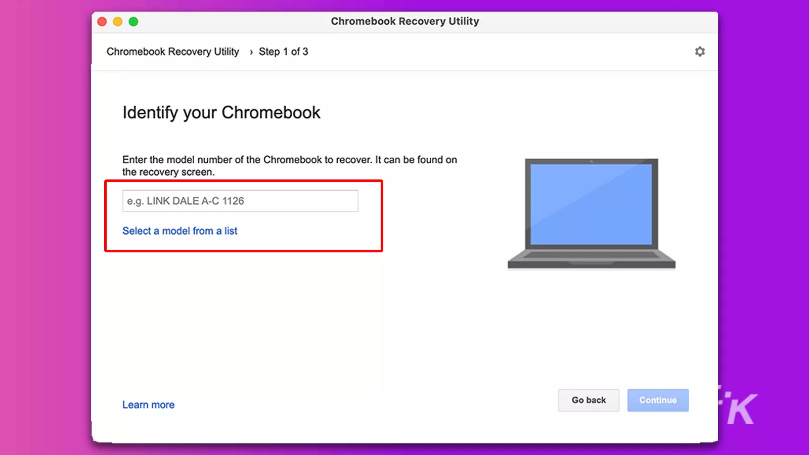 Cómo identificar tu Chromebook