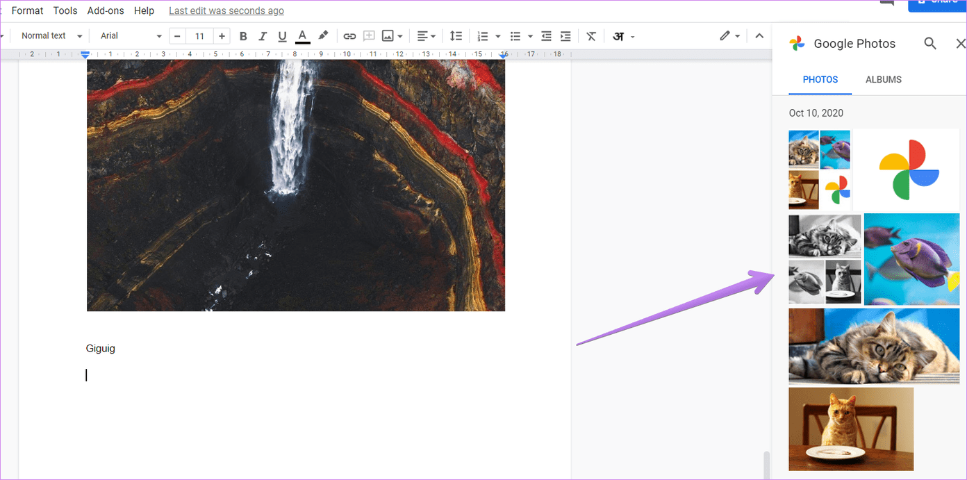Cómo crear un collage en Google Docs 15