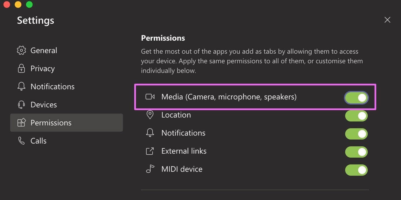 Arreglar el micrófono de Microsoft Teams que no funciona en Mac 04