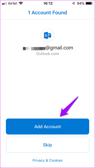 Aplicación de Outlook frente a Apple Mail 3
