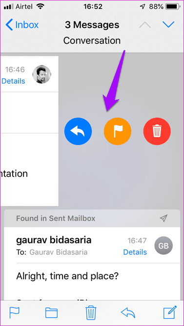 Aplicación de Outlook frente a Apple Mail 8