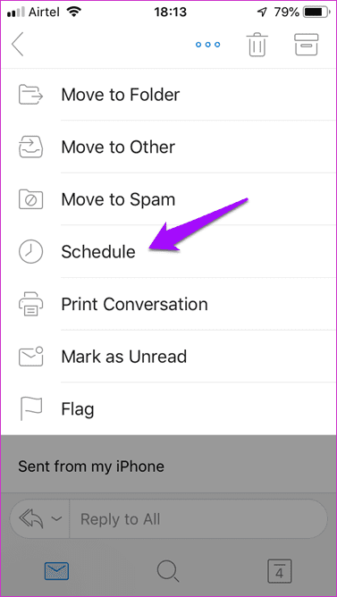 Aplicación de Outlook frente a Apple Mail 26
