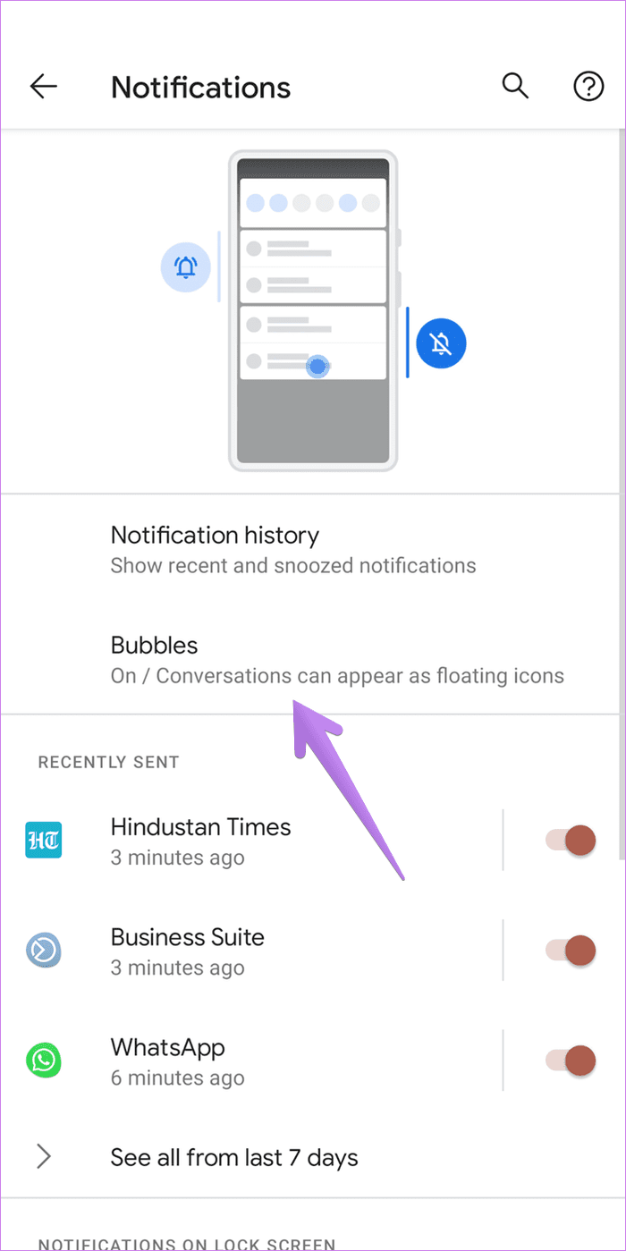Las burbujas de chat de Android 11 no funcionan 3