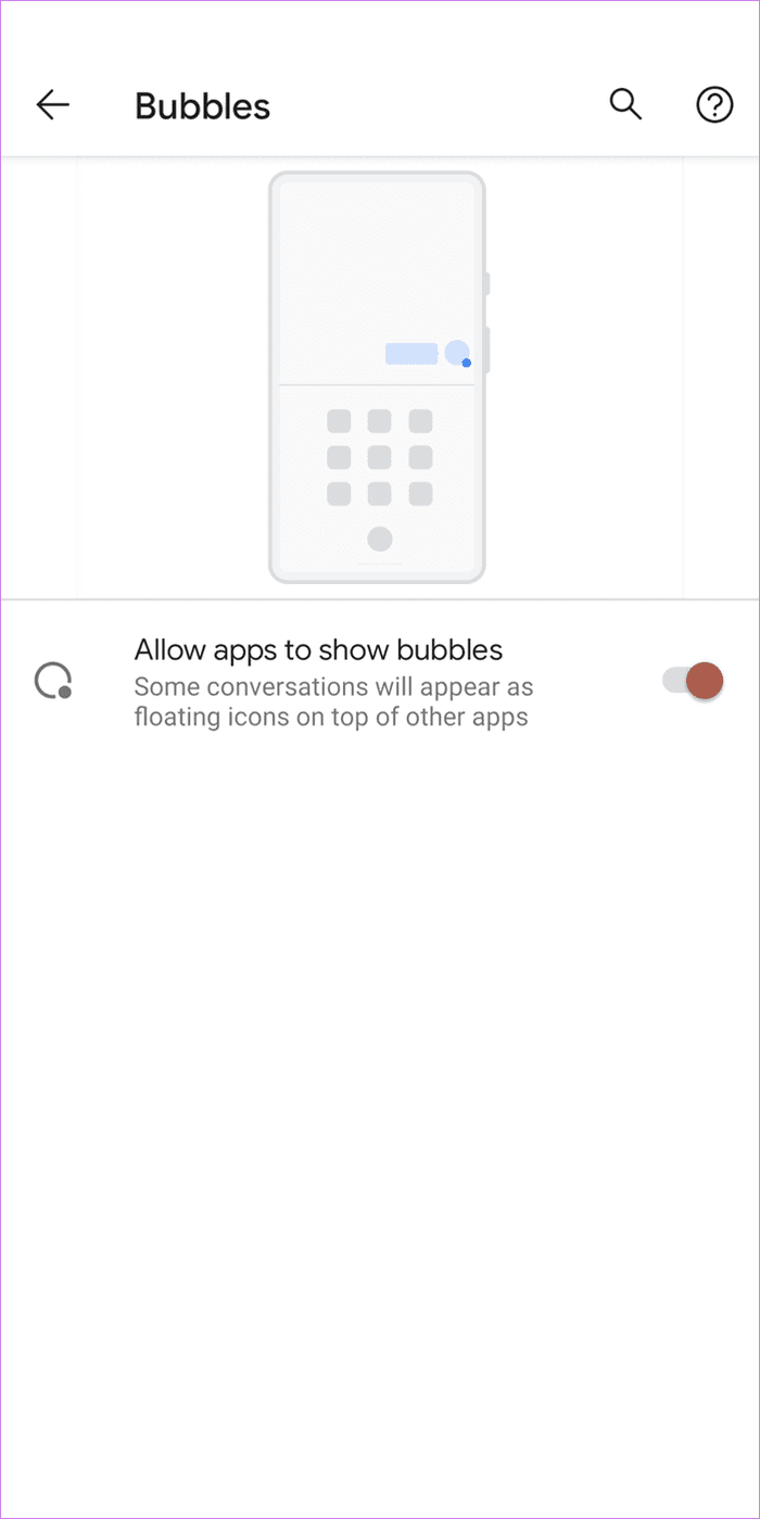 Las burbujas de chat de Android 11 no funcionan 4
