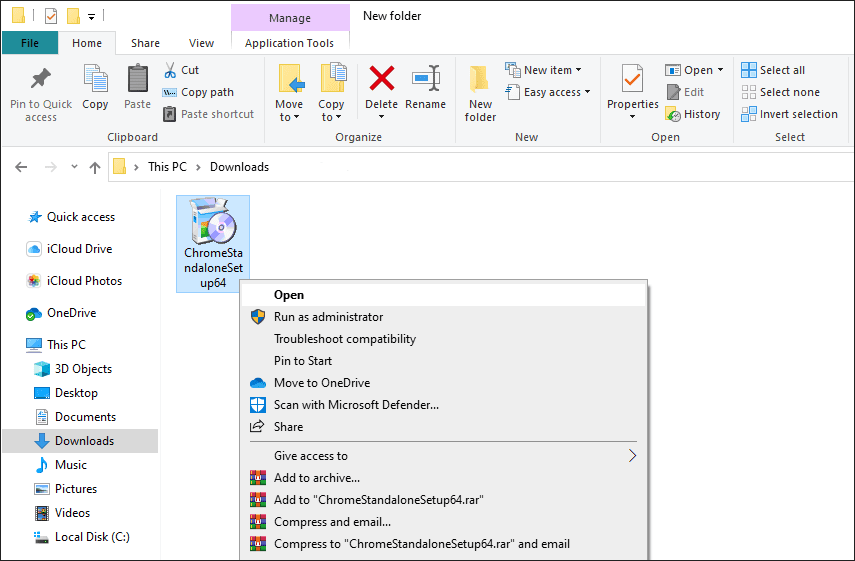 Descarga e instala Chrome sin conexión 2