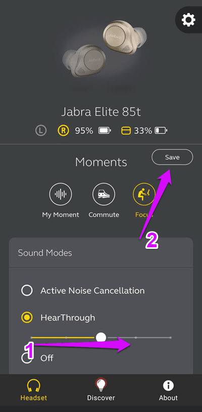 Cómo conectar el Jabra Elite 85t al teléfono 28