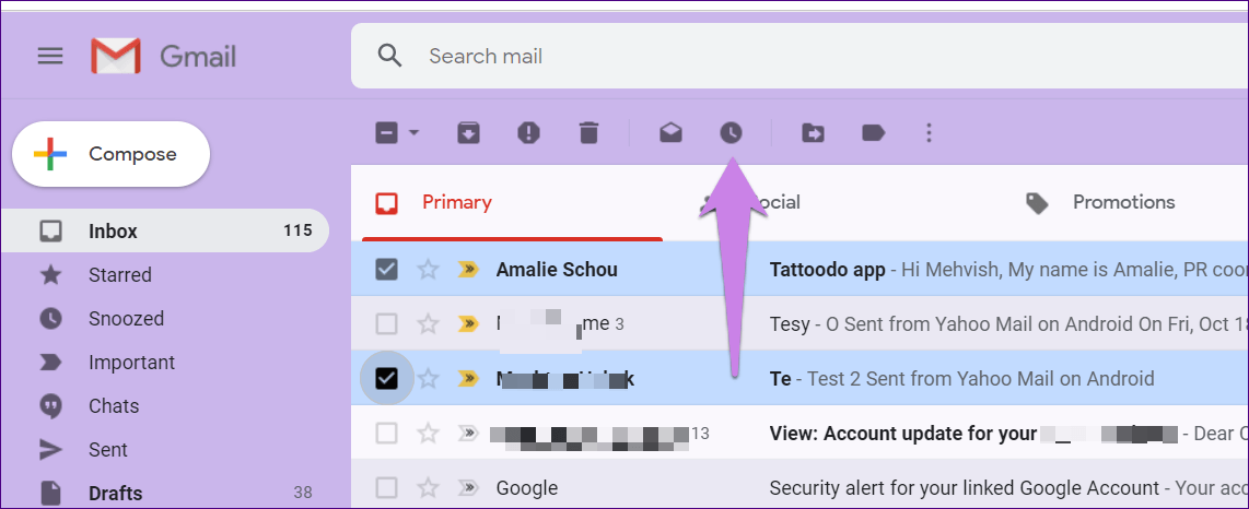 Repetir en Gmail Activado Desactivado 6
