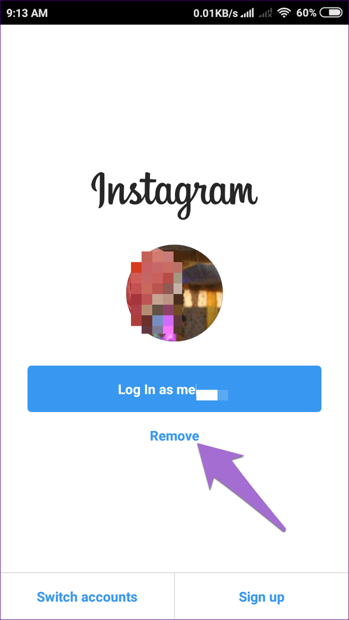 Instagram Eliminar cuenta recordada 6