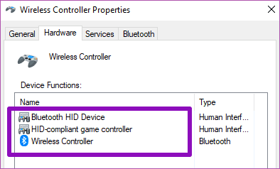 Arreglar Windows 10 que no detecta el controlador PS4 14