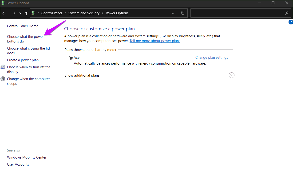 Arreglar Windows 10 que muestra una pantalla negra antes de iniciar sesión 3