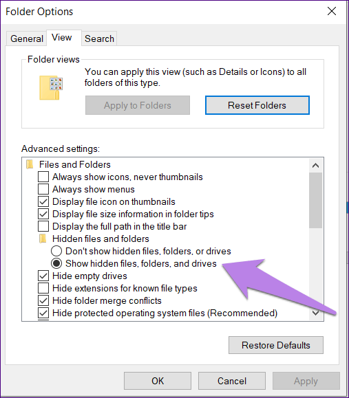 Iconos invisibles de Windows 10 6