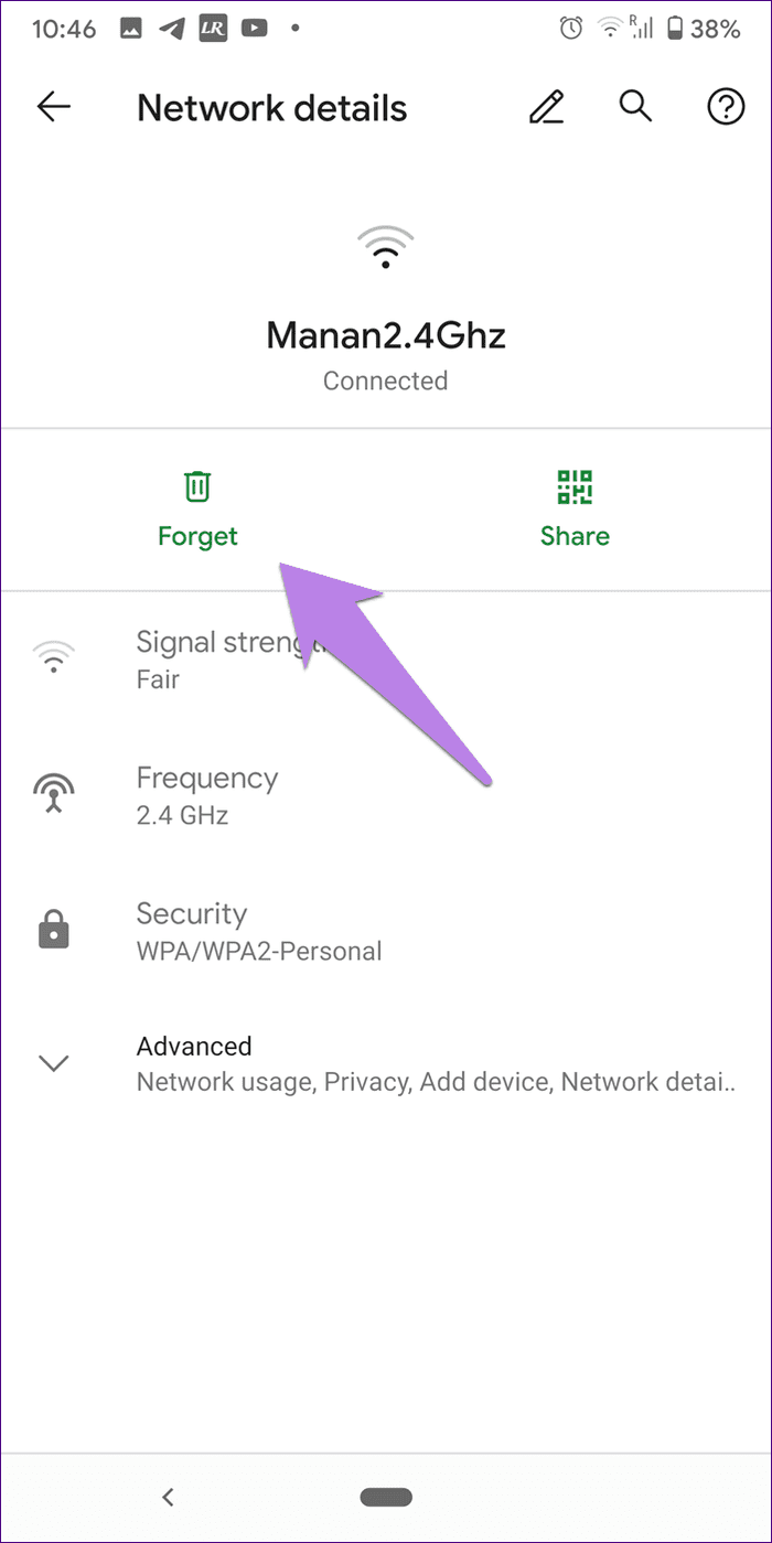 Wifi que muestra una conectividad limitada de Android 6