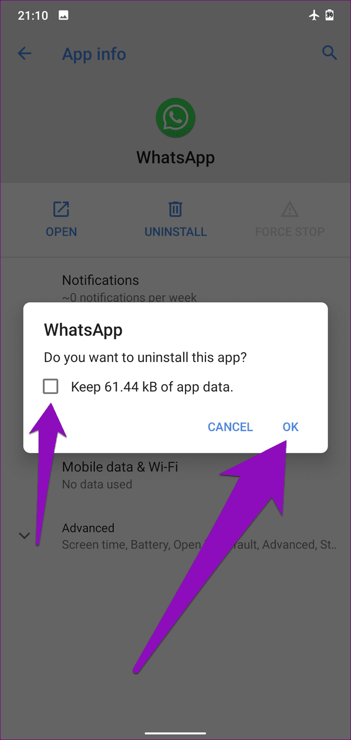Desafortunadamente, WhatsApp ha detenido el error 11 de Android