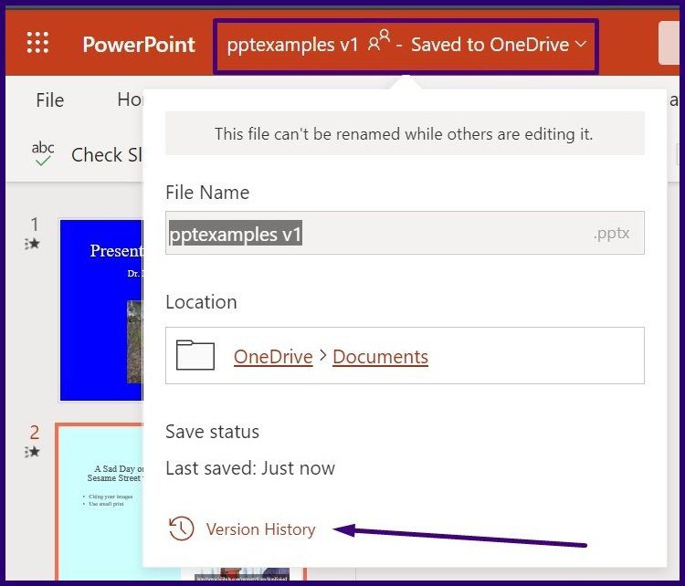 Seguimiento de cambios en Microsoft PowerPoint Paso 16