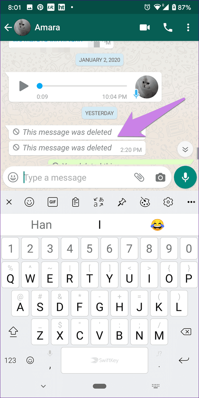 ¿Por qué no puedo eliminar para todos los Whatsapp 2?