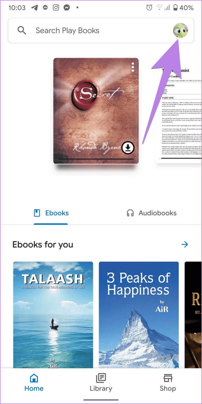 Agregue libros electrónicos epub pdf a google play books android iphone computadora 6