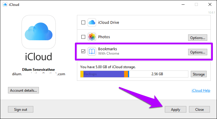 Importar marcadores de Chrome a Safari 3