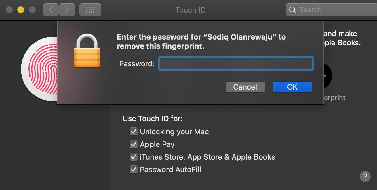 Arreglar Touch ID no funciona en macbook 04
