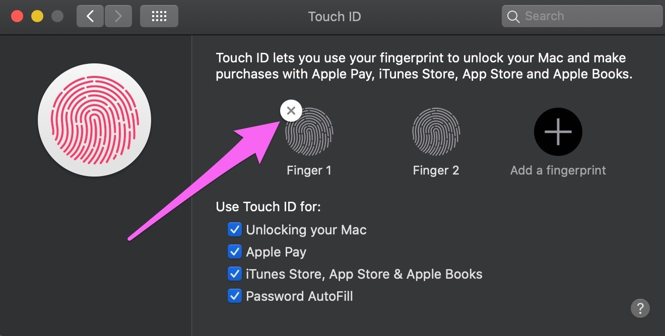Arreglar Touch ID no funciona en macbook 03