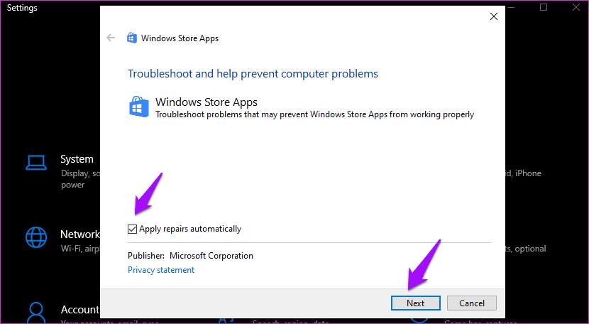 Arreglar los equipos de Microsoft que no cargan o abren el problema 10
