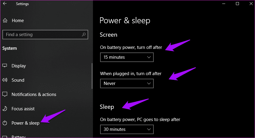 Resolver el protector de pantalla que no funciona en el problema 4 de Windows 10