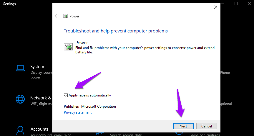 Resolver el protector de pantalla que no funciona en el problema 6 de Windows 10