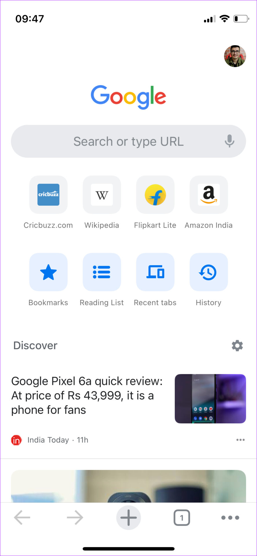 Chrome en iOS