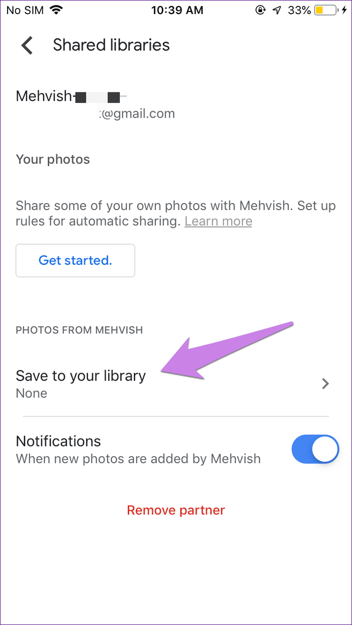 ¿Qué son las bibliotecas compartidas de cuentas de socios en Google Photos 24?