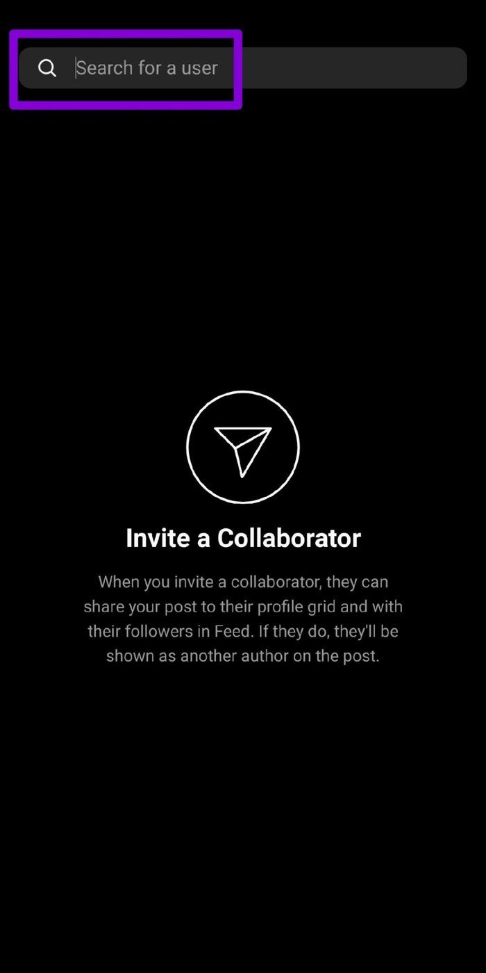 Agregar un colaborador en Instagram