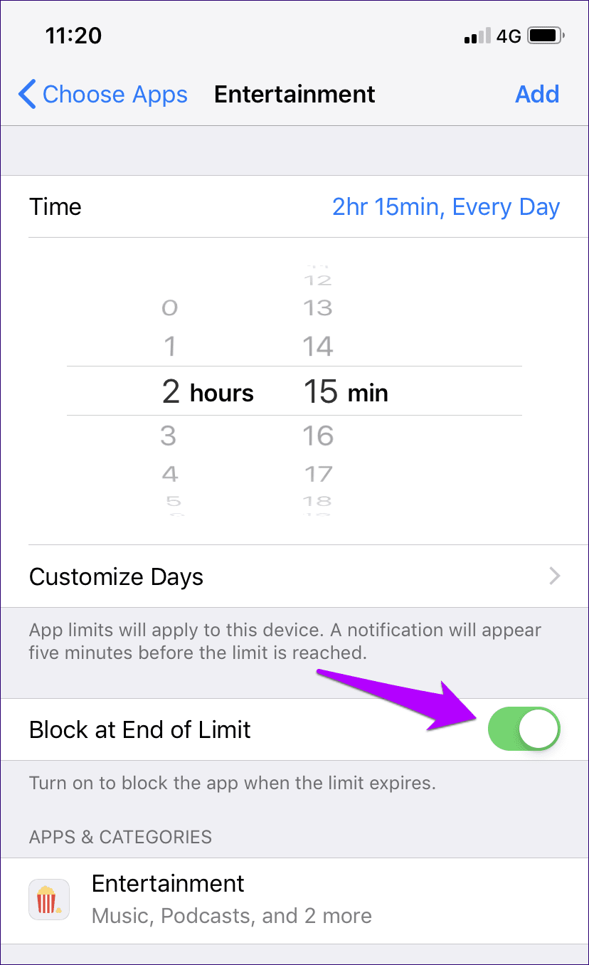 El tiempo de pantalla no funciona Arreglar iOS 1