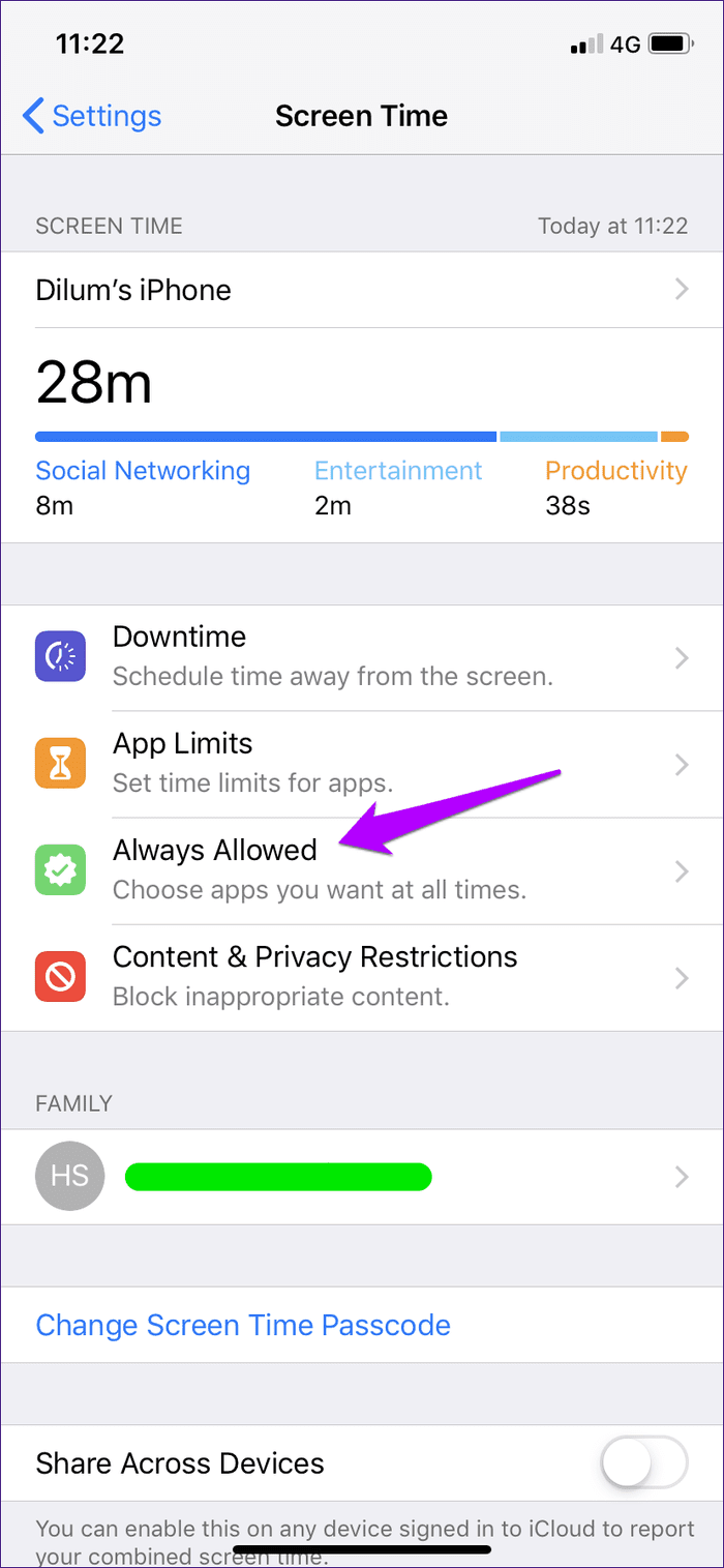 El tiempo de pantalla no funciona Arreglar iOS 5