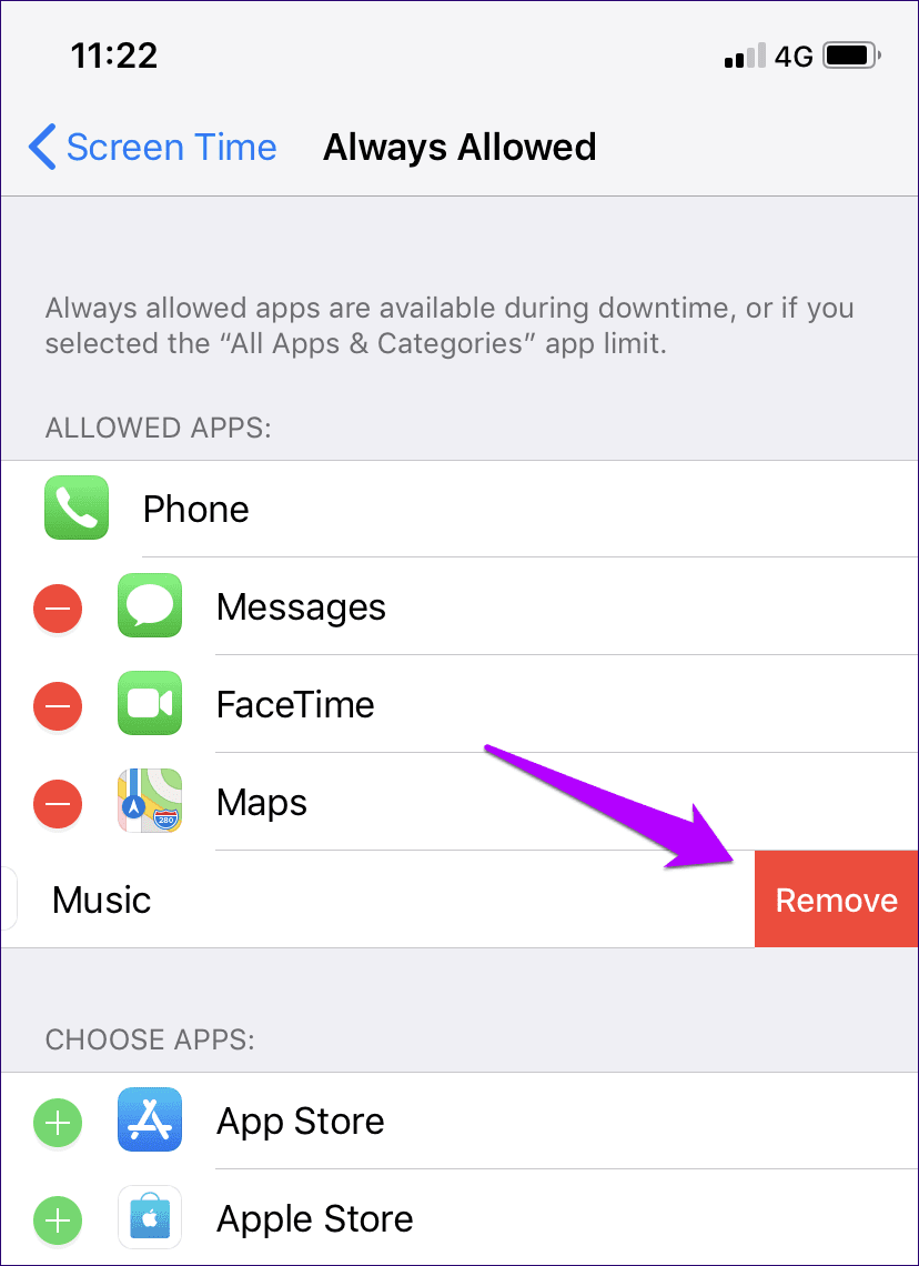 El tiempo de pantalla no funciona Arreglar iOS 7