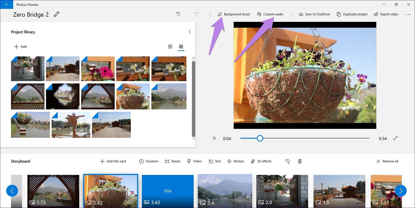 Fotos y videos musicales de Windows 10 29
