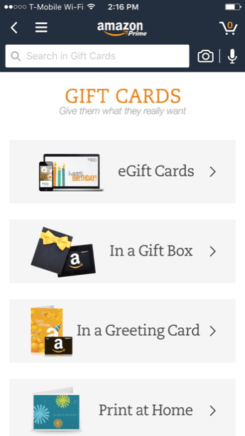 Enviar regalos Iphone Giftagram Hintsy Amazon Itunes Apps 8