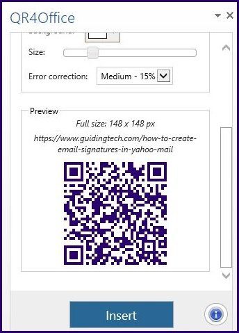 Crear código QR usando paquetes de Microsoft Paso 11