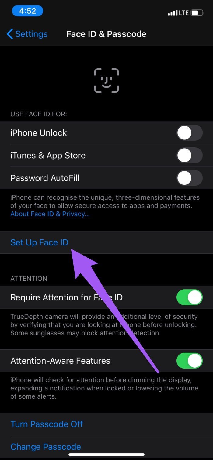 Arreglar Face ID que no funciona con App Store 10