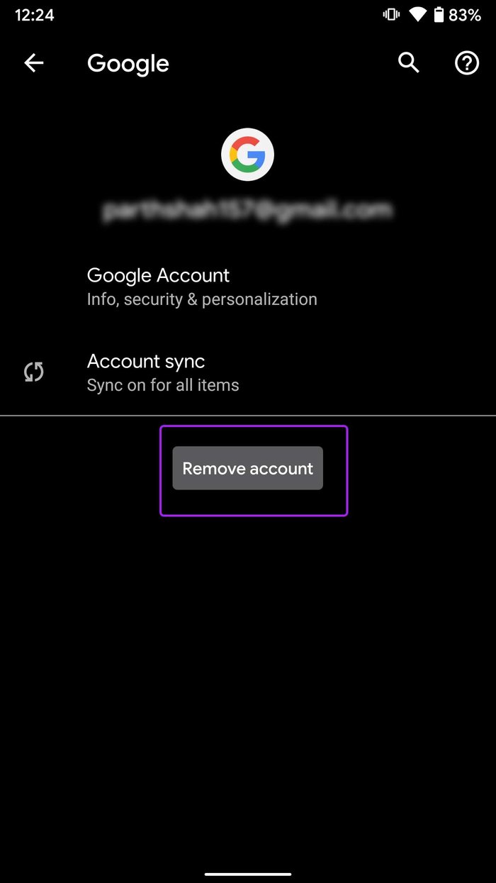 Eliminar las aplicaciones de la cuenta de Google que no se actualizan en Android