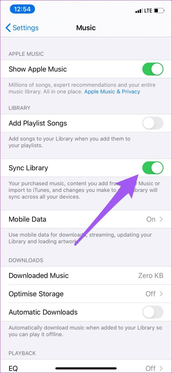 Arreglar la adición de Apple Music faltante a la biblioteca 01