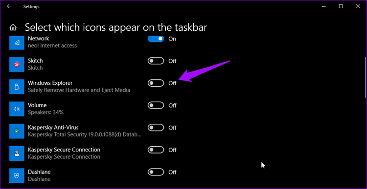 Formas de reparar de forma segura el icono del eliminador de hardware faltante en Windows 10 4